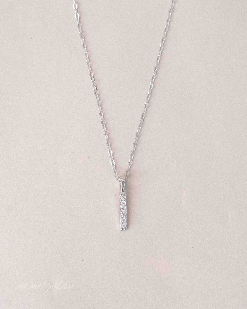 Stone Bar Necklace