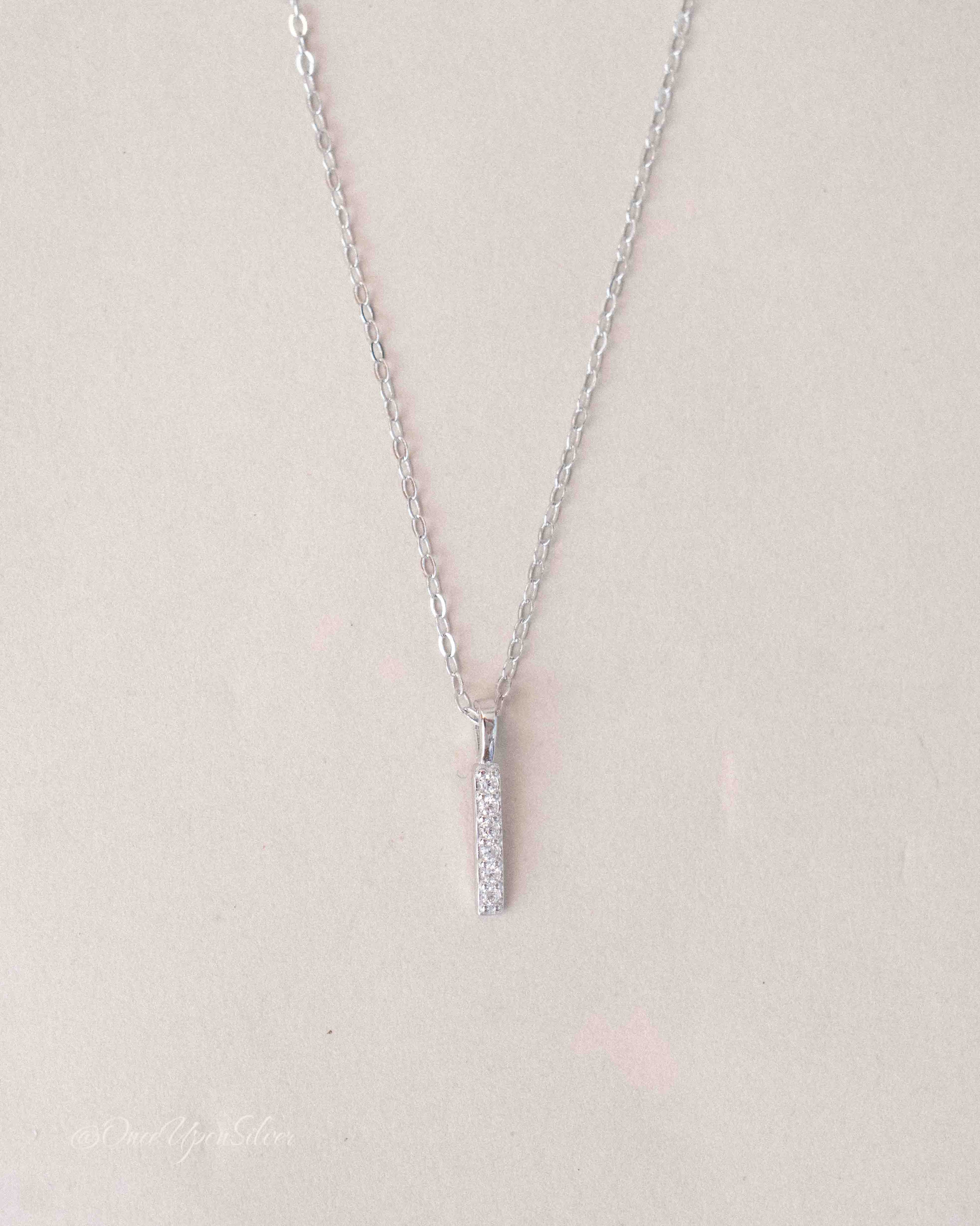 Stone Bar Necklace