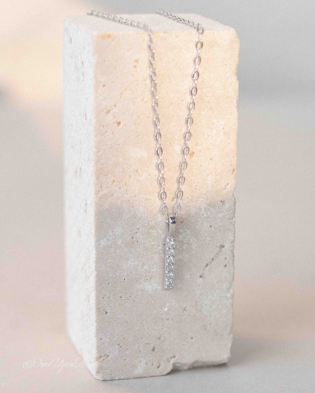 Stone Bar Necklace