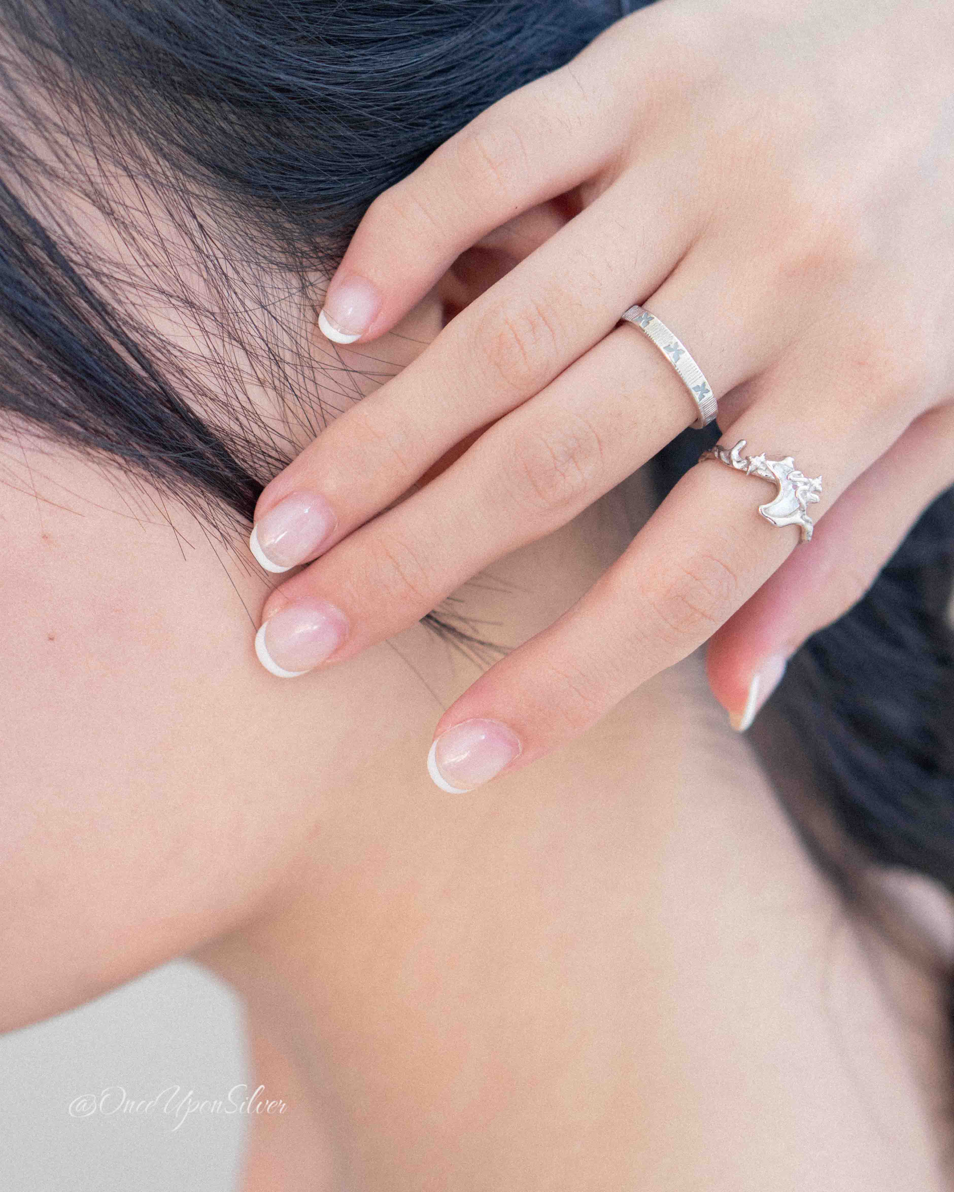 Moonlit Star Ring