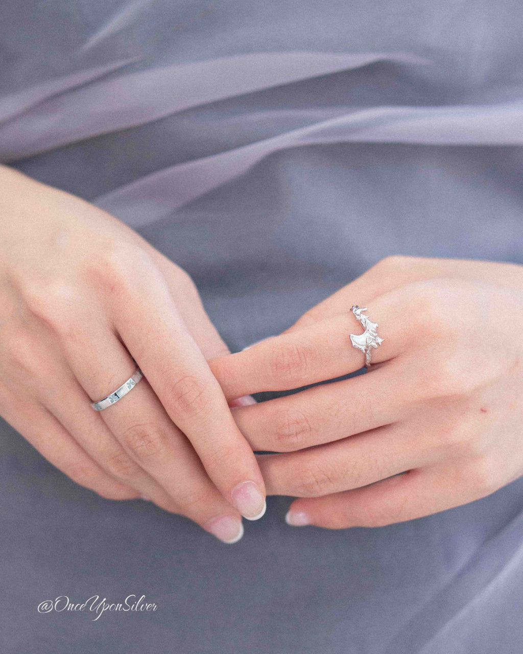 Moonlit Star Ring
