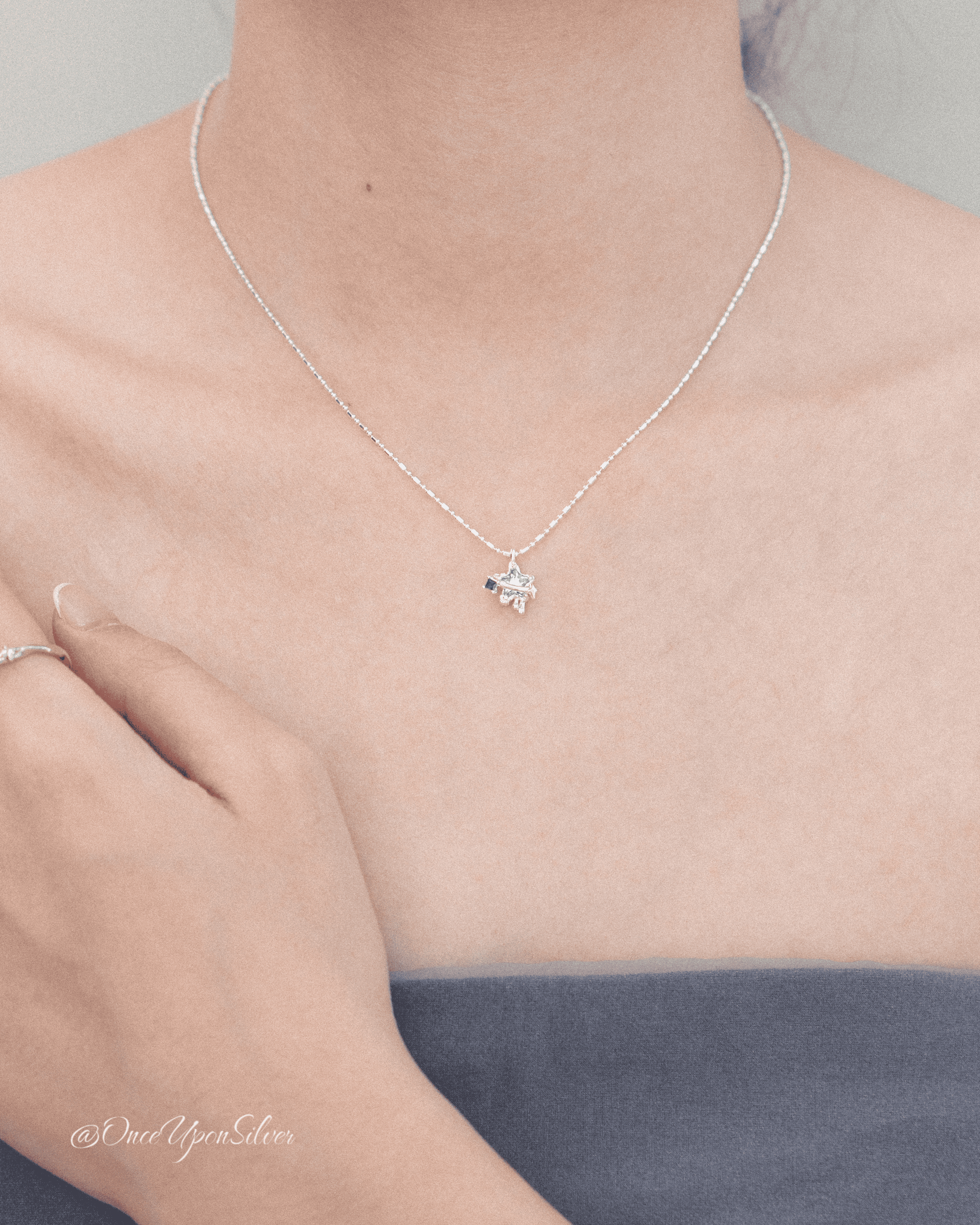 Blue Star Necklace