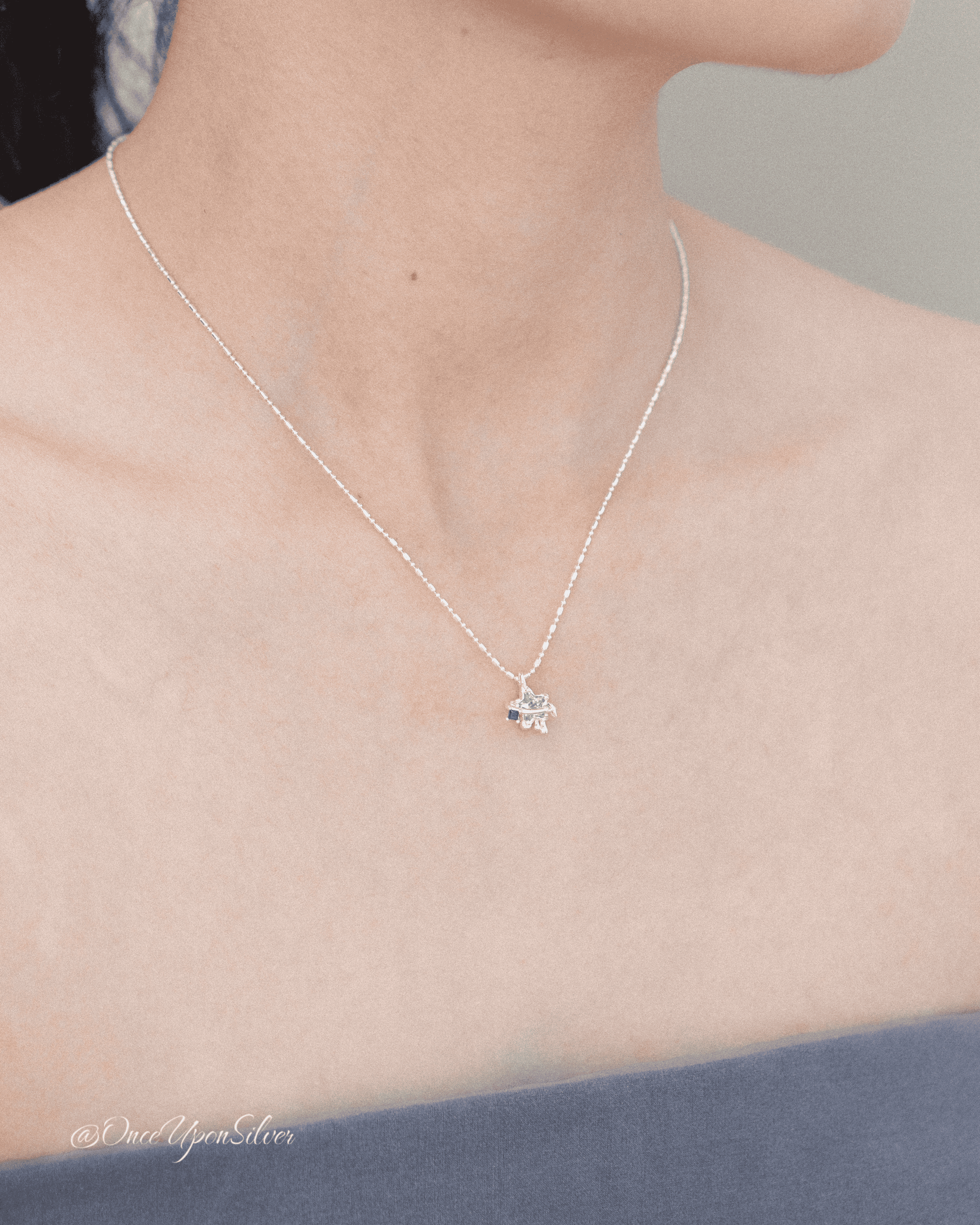 Blue Star Necklace
