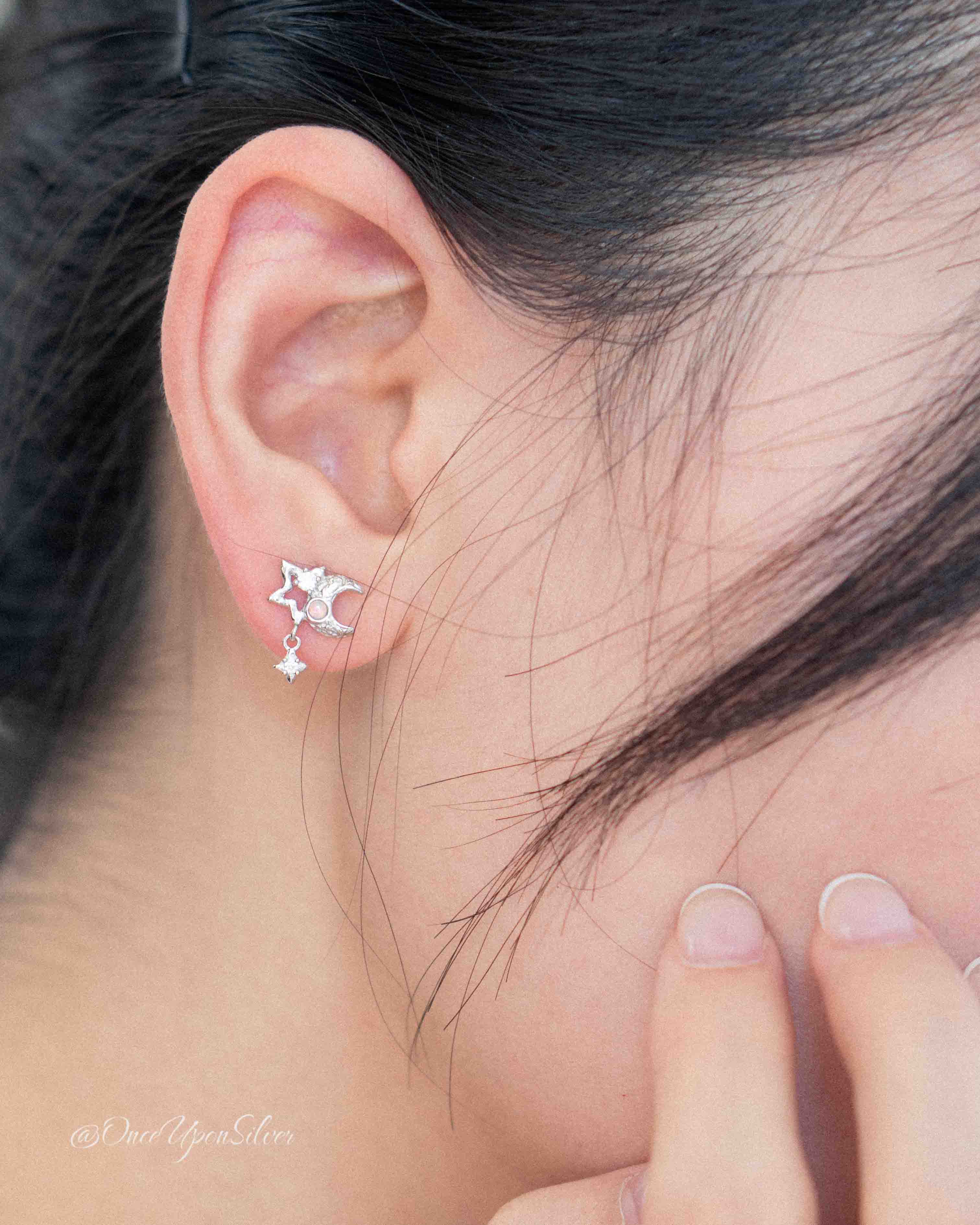 Lunar Star Earrings