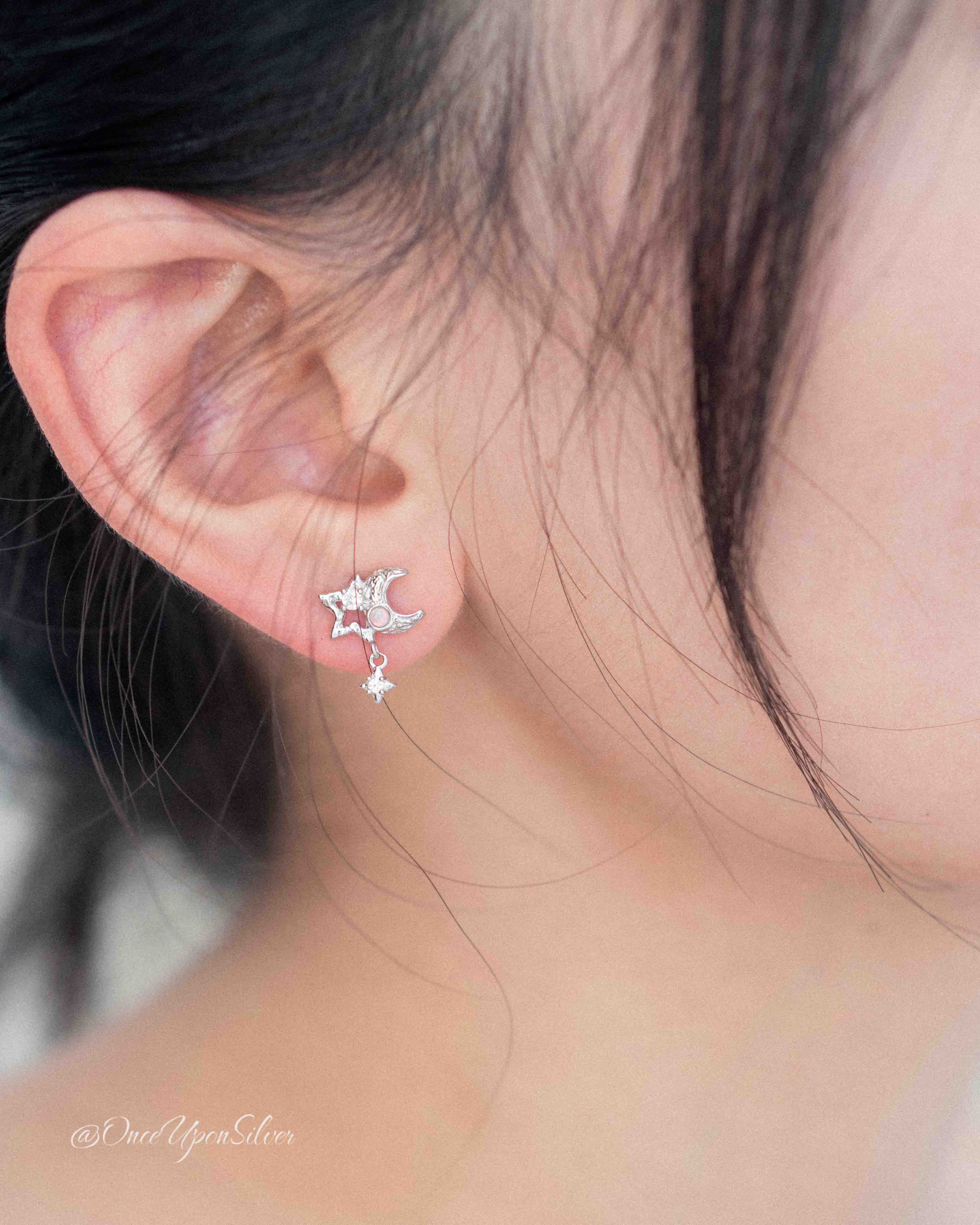 Lunar Star Earrings