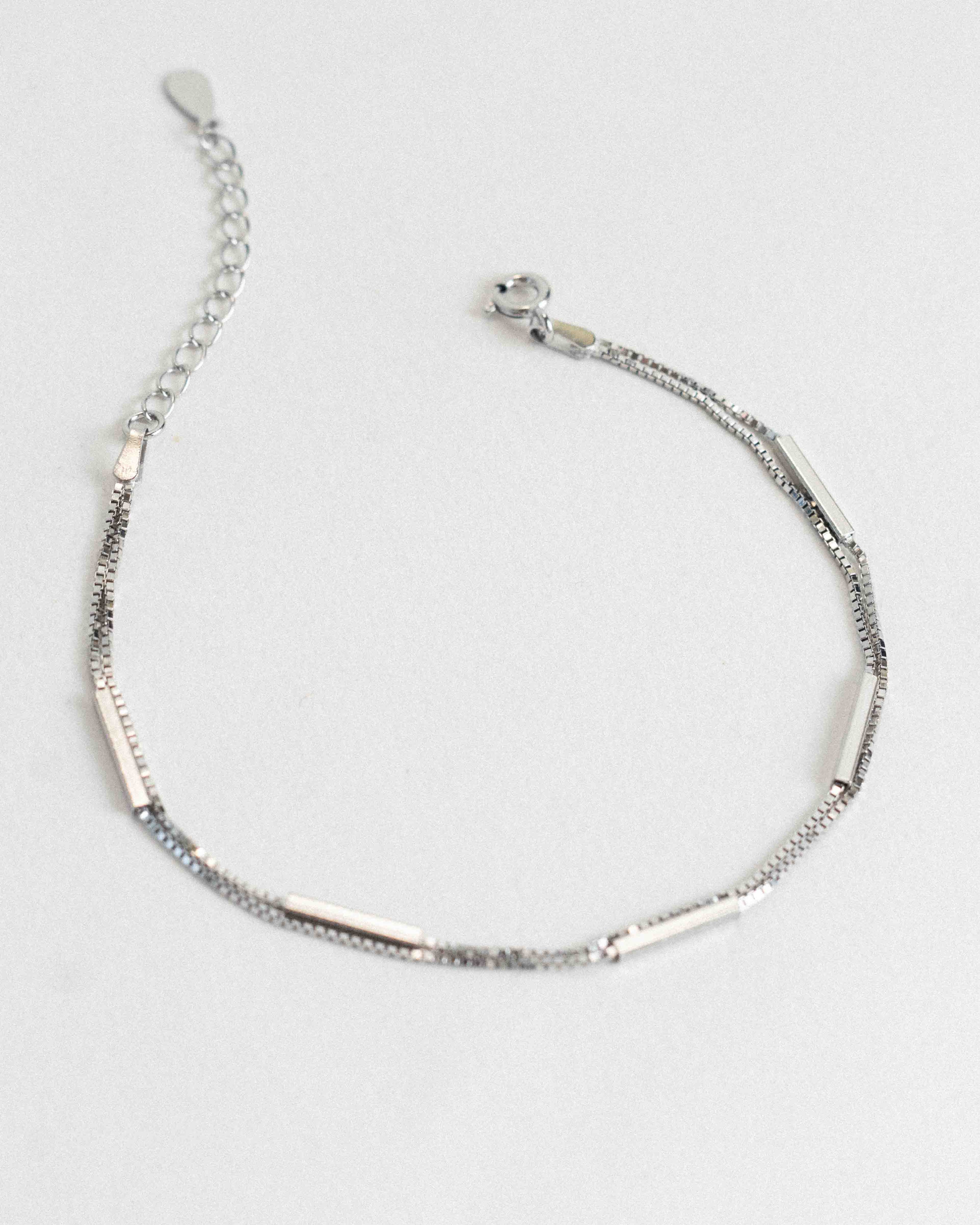 Silver Bar Bracelet