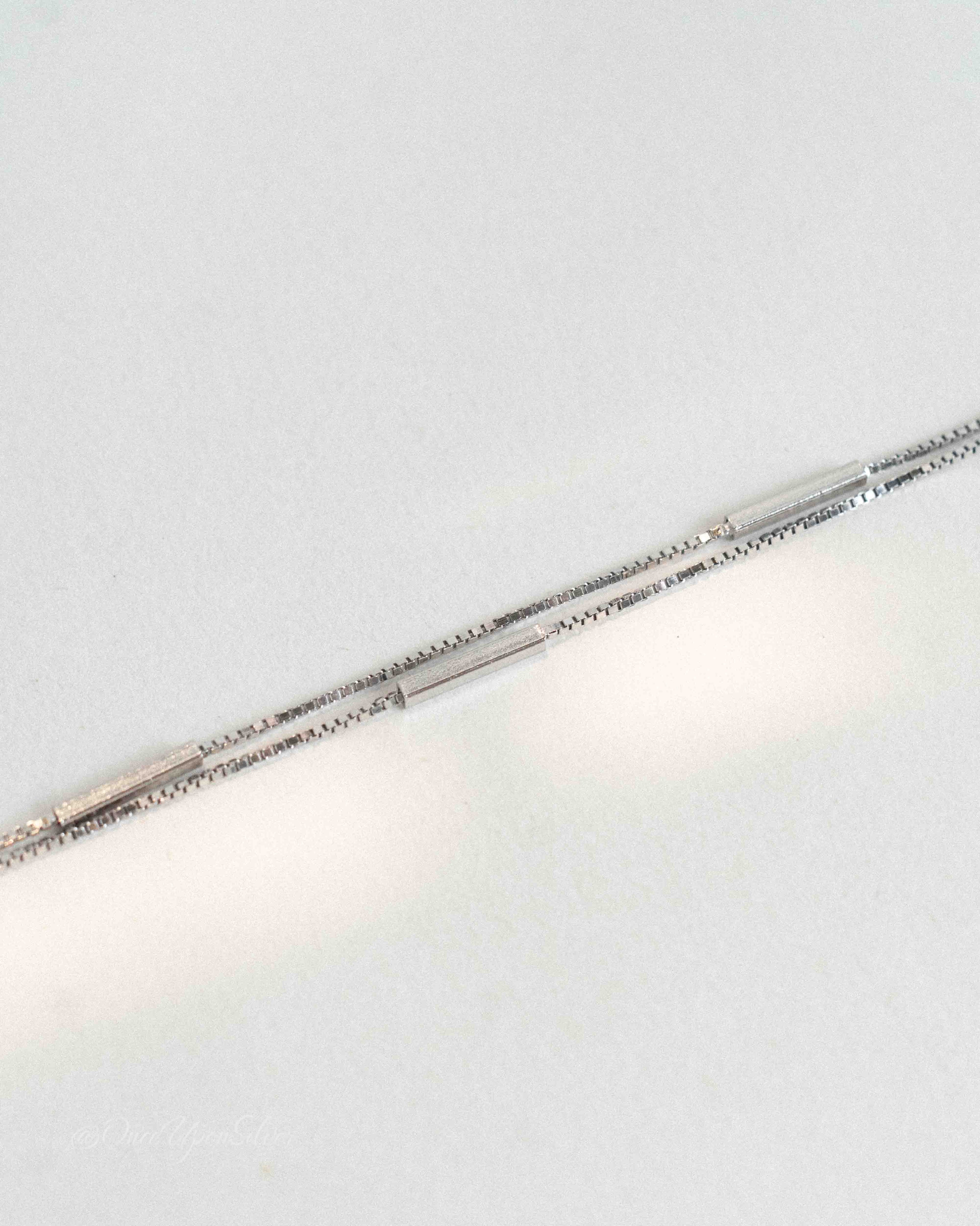 Silver Bar Bracelet