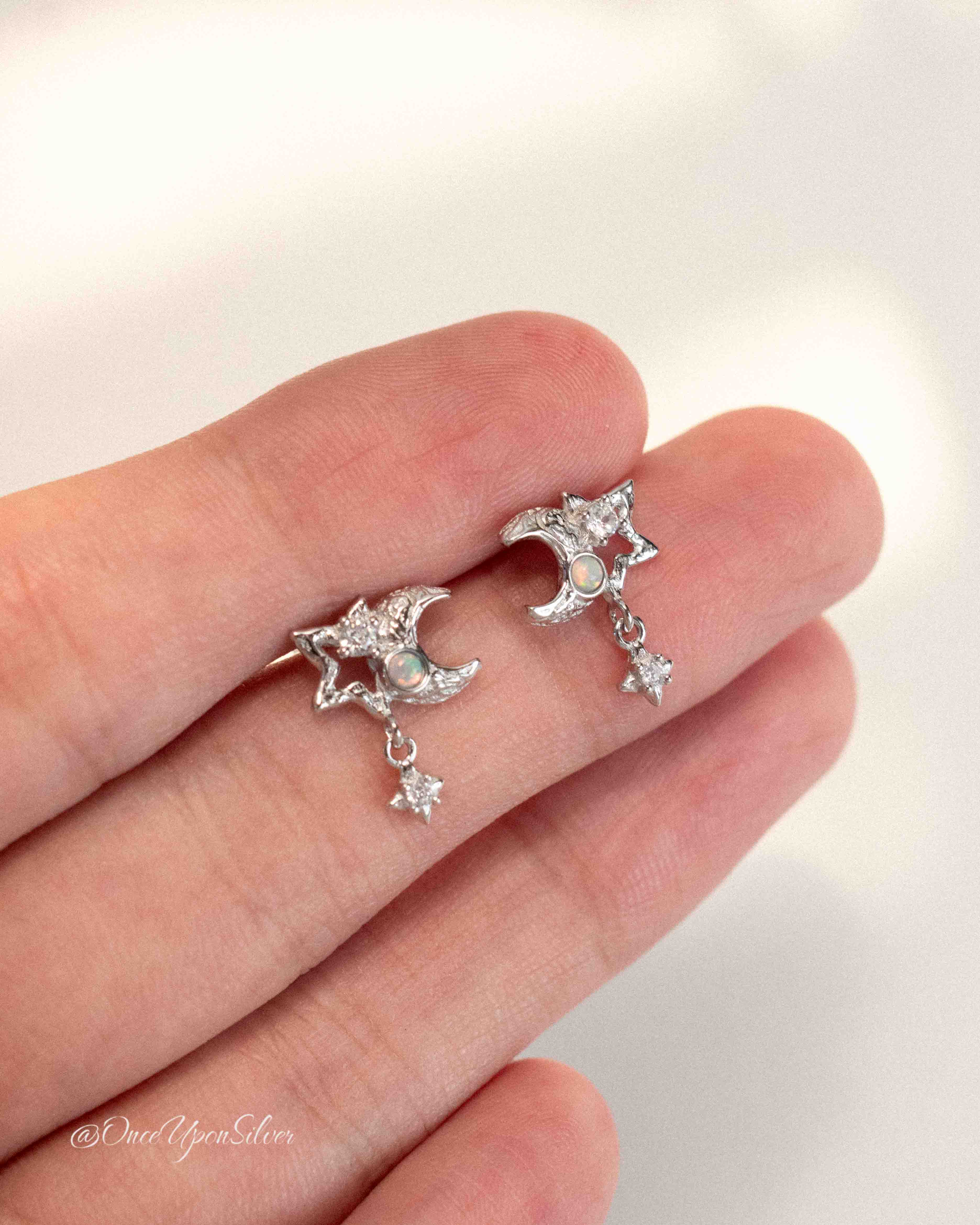 Lunar Star Earrings