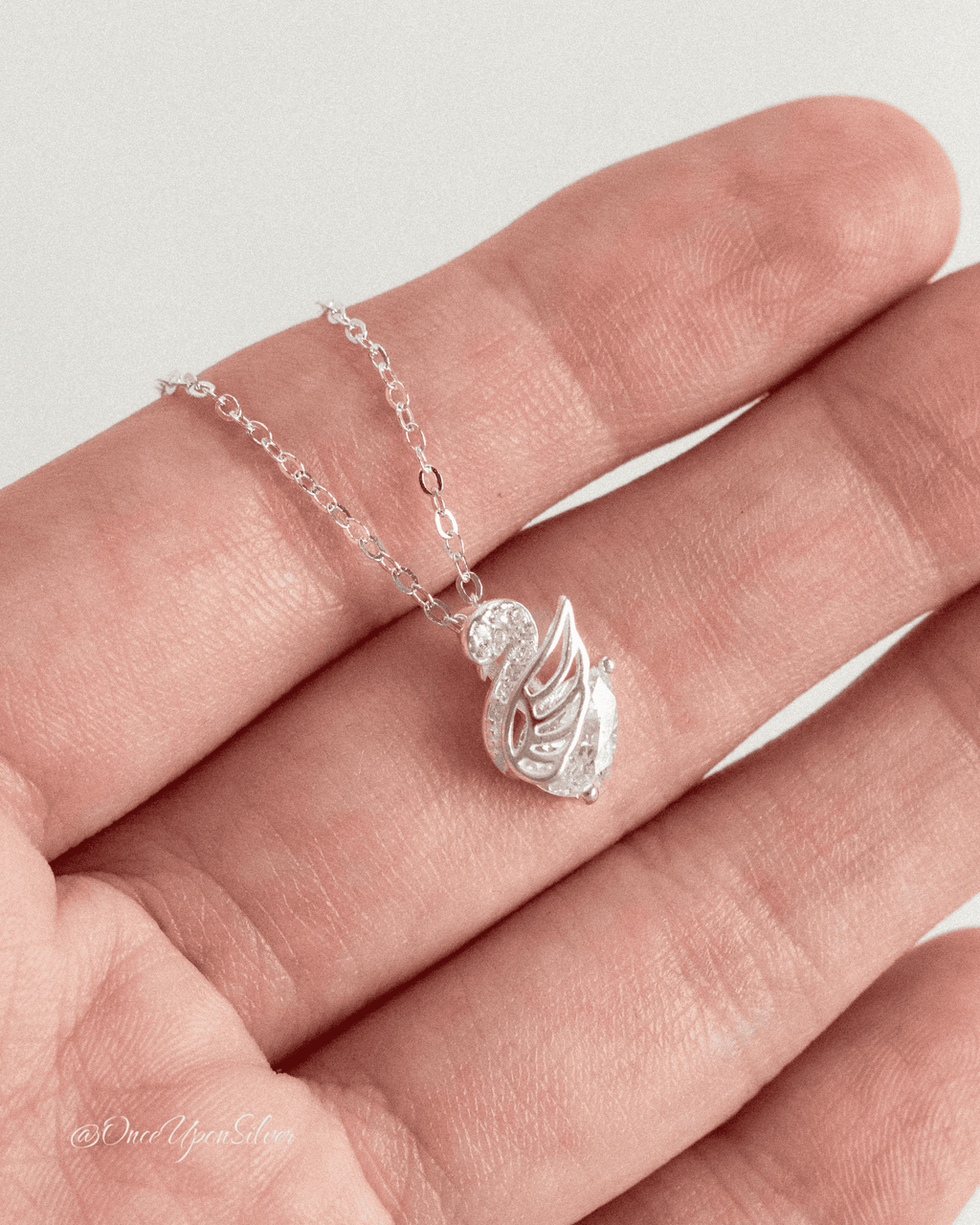 Swan necklace