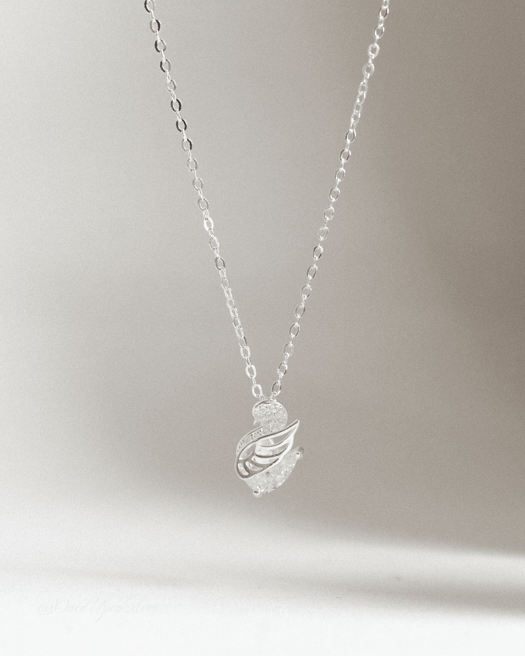 Swan necklace