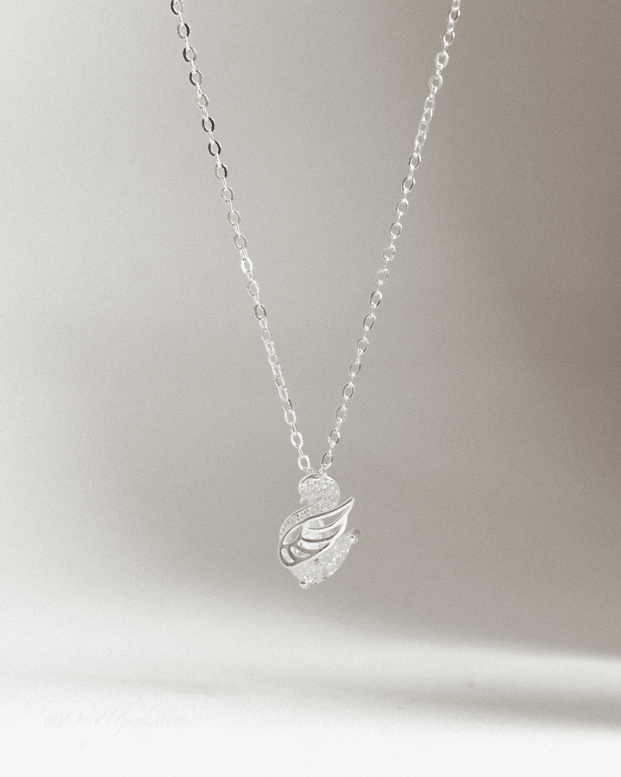 Swan necklace