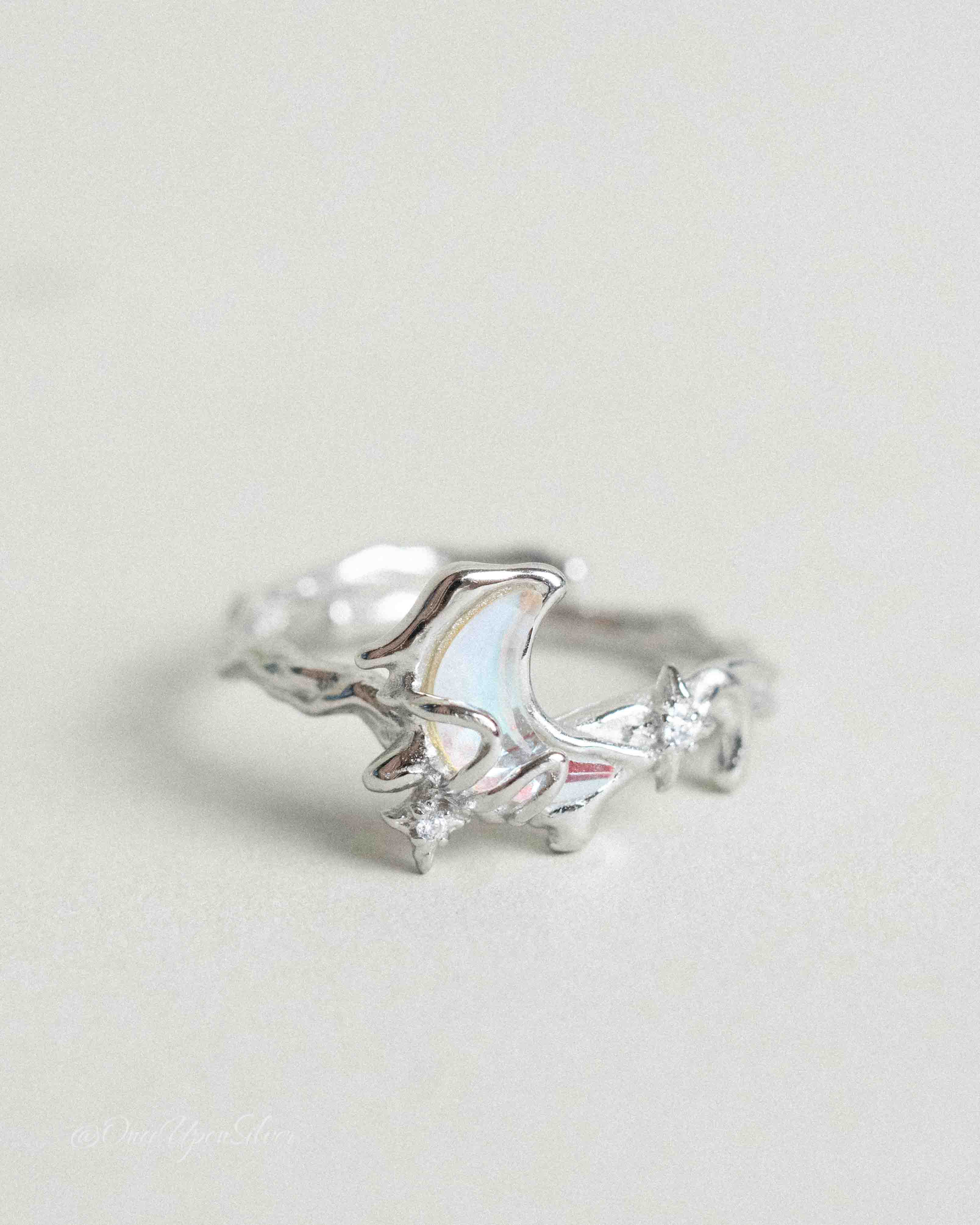 Moonlit Star Ring