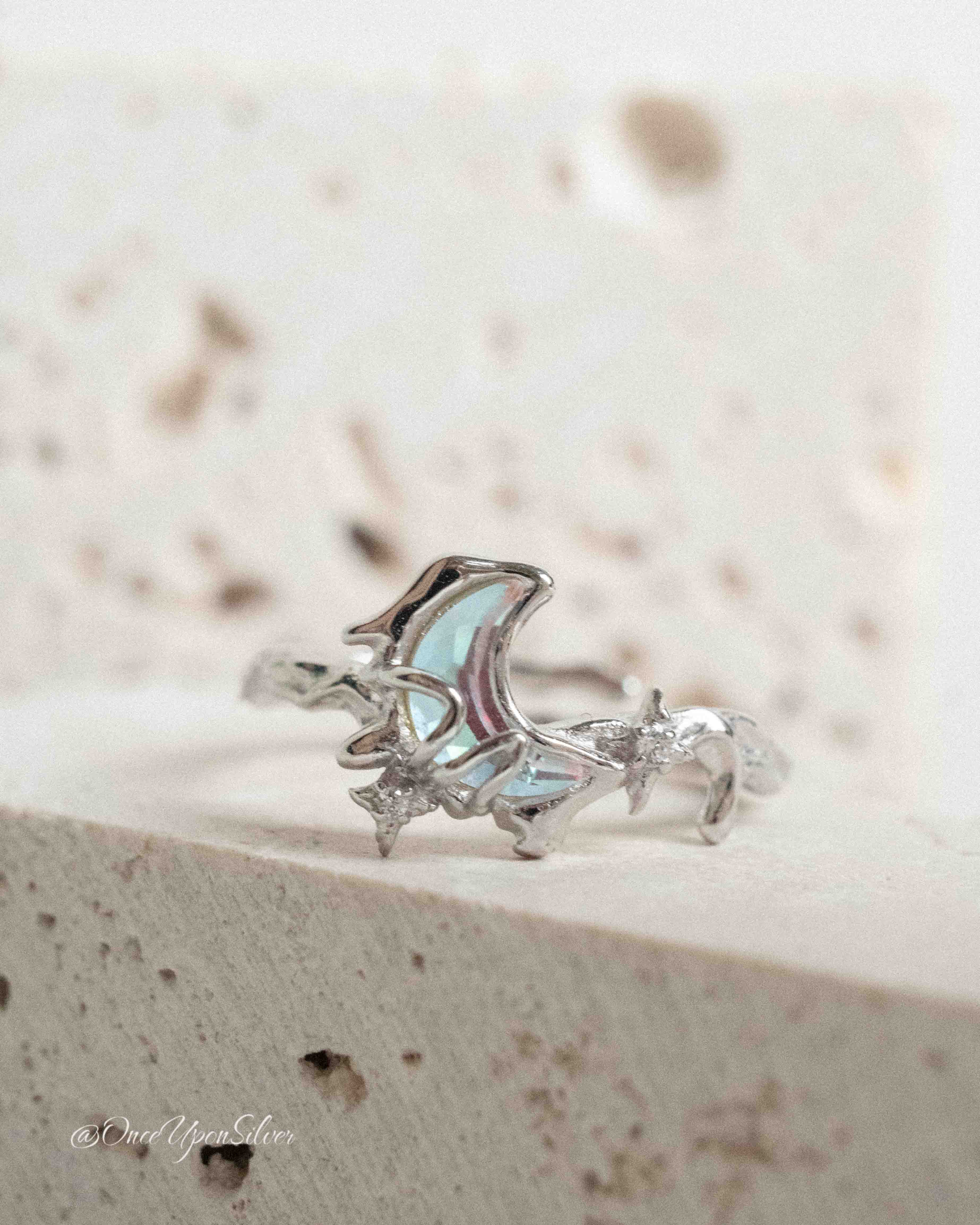 Moonlit Star Ring